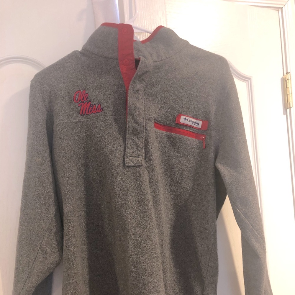 Womens Ole Miss Columbia Half Zip